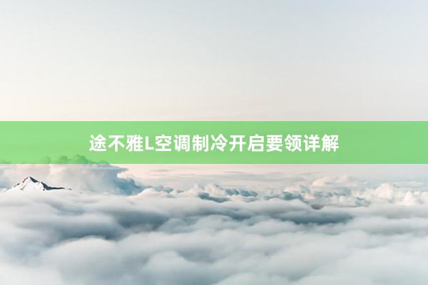 途不雅L空调制冷开启要领详解